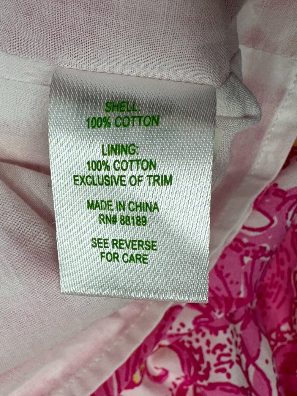 Lilly Pulitzer Georgie Dress Chum Bucket Pink Yellow Floral Grandmillennial Sz 8 - Picture 7 of 11
